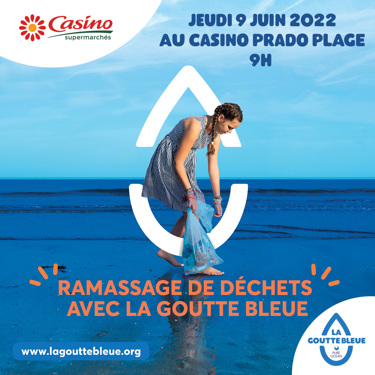 Actuellement en direct de Prado Plage, à Marseille, où des volontaires des <a href="/CasinoEnseignes/">Casino, Spar, Vival</a> participent à un ramassage de déchets sauvage !
Un grand merci à eux pour leur engagement auprès de <a href="/PureOceanFund/">Pure Ocean</a> !