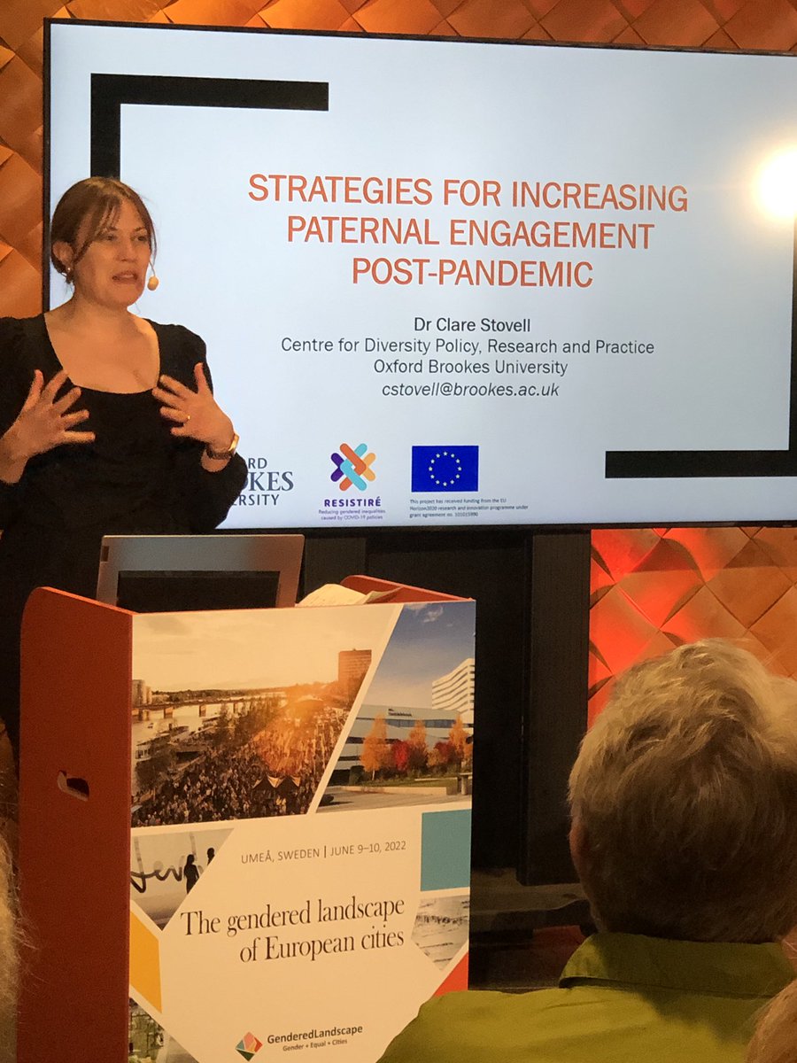 GenderedLandscape APN (@genderedlandsc1) on Twitter photo First panelist, <a href="/clarestovell/">Clare Stovell</a> on strategies for increasing paternal engagement post-pandemic #URBACT tinyurl.com/4vmmxdeb First panelist, <a href="/clarestovell/">Clare Stovell</a> on strategies for increasing paternal engagement post-pandemic #URBACT tinyurl.com/4vmmxdeb