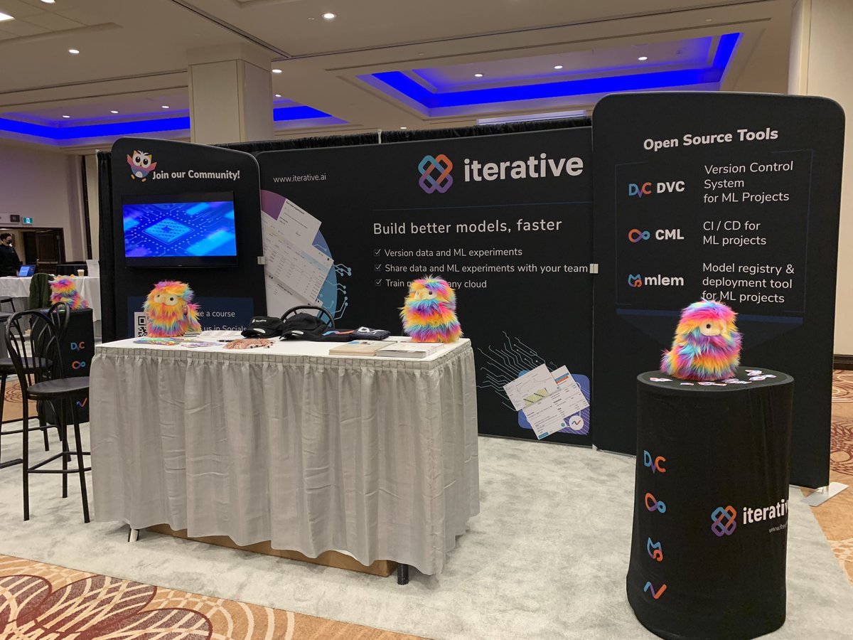 DVCorg's tweet image. 🦉We are show ready!   If you’re at MLOps World, come say hi! 👋🏼

#mlopsworld2022