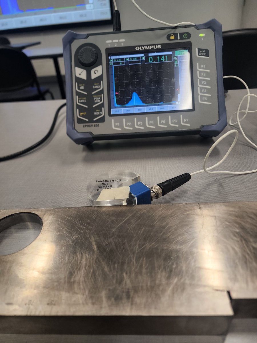 Josh Kosak (@josh_kosakubcts) on Twitter photo Ultrasonic Testing <a href="/PennCollege/">Penn College</a> 's welding teacher training. I was so grateful to return to my alma mater! I can't wait to hear from a few of my students who will be attending <a href="/PennCollege/">Penn College</a> 's NDT summer camp and getting their hands on these inspection techniques! <a href="/UpperBucksTech/">UB Tech School</a> Ultrasonic Testing <a href="/PennCollege/">Penn College</a> 's welding teacher training. I was so grateful to return to my alma mater! I can't wait to hear from a few of my students who will be attending <a href="/PennCollege/">Penn College</a> 's NDT summer camp and getting their hands on these inspection techniques! <a href="/UpperBucksTech/">UB Tech School</a>