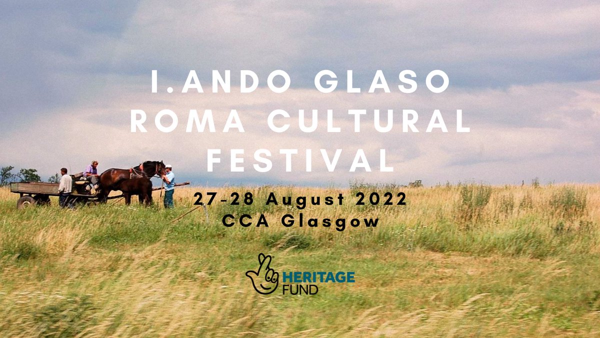 We are excited to announce the program for our 1st Roma Cultural Festival! 🤩 Happy #GRTHM everybody! andoglaso.org/festival @bemis_scotland @CCA_Glasgow @Roma_Voice @RomaSupport @AqeelGlasgow @Article12 @Romaniarts