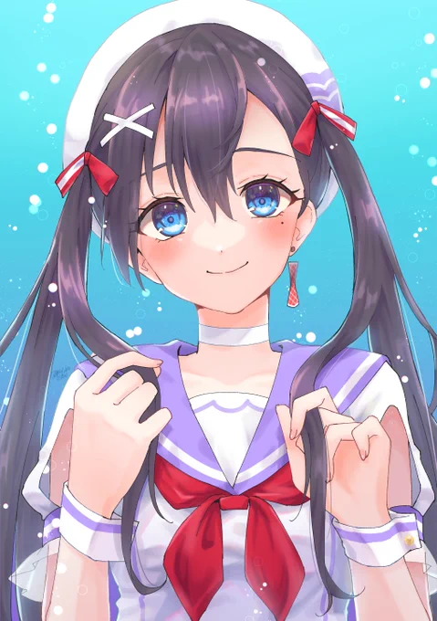 【VTuber】遅ればせながら2周年おめでとうございます～ツインテめちゃかわ #つくもアート 