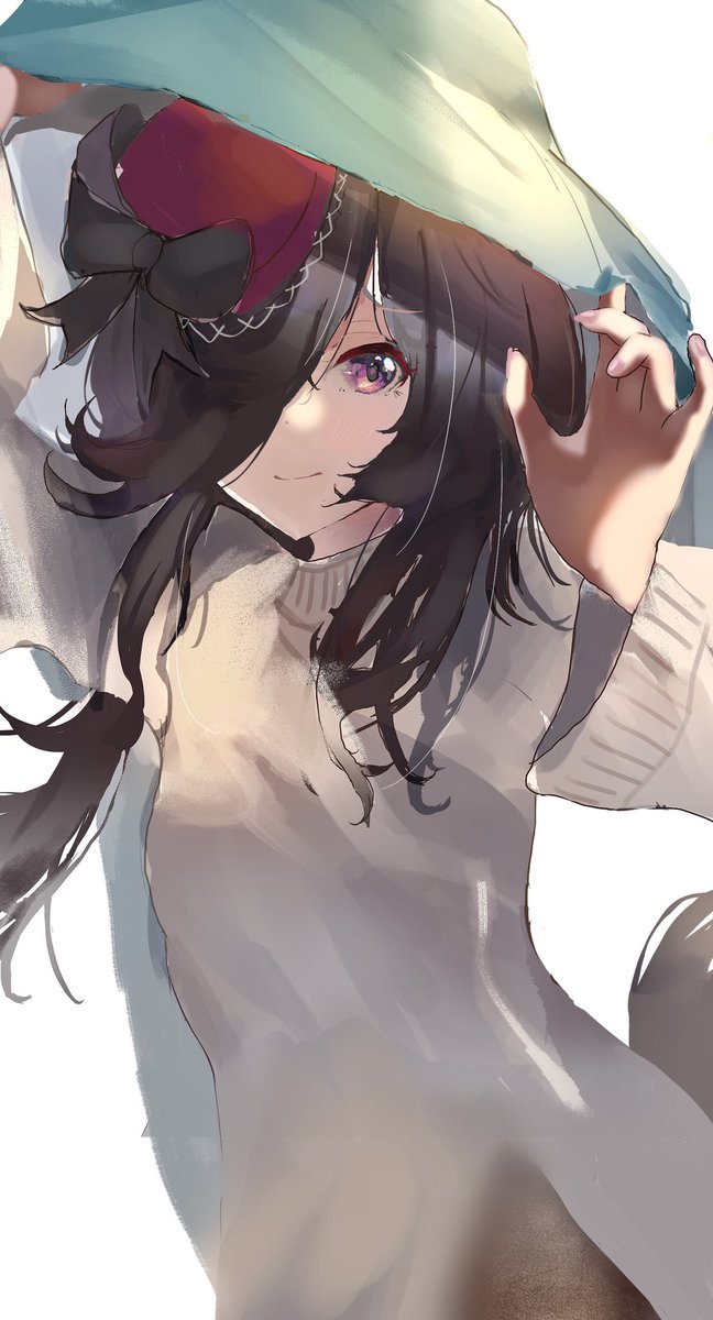 rice shower (umamusume) 1girl solo horse ears animal ears horse girl purple eyes long hair  illustration images