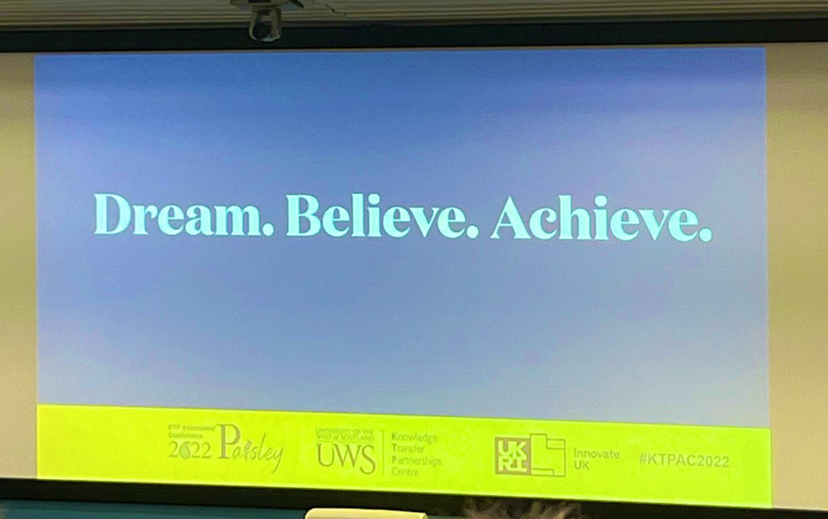 It’s a wrap!
Thanks to all #ktpassociates who attended the #ktpconference2022; and a special “Thank you” to the organisers, and host <a href="/UWSKTP/">UWS KTP Centre</a> @ktn_ktp. See you in 2023!