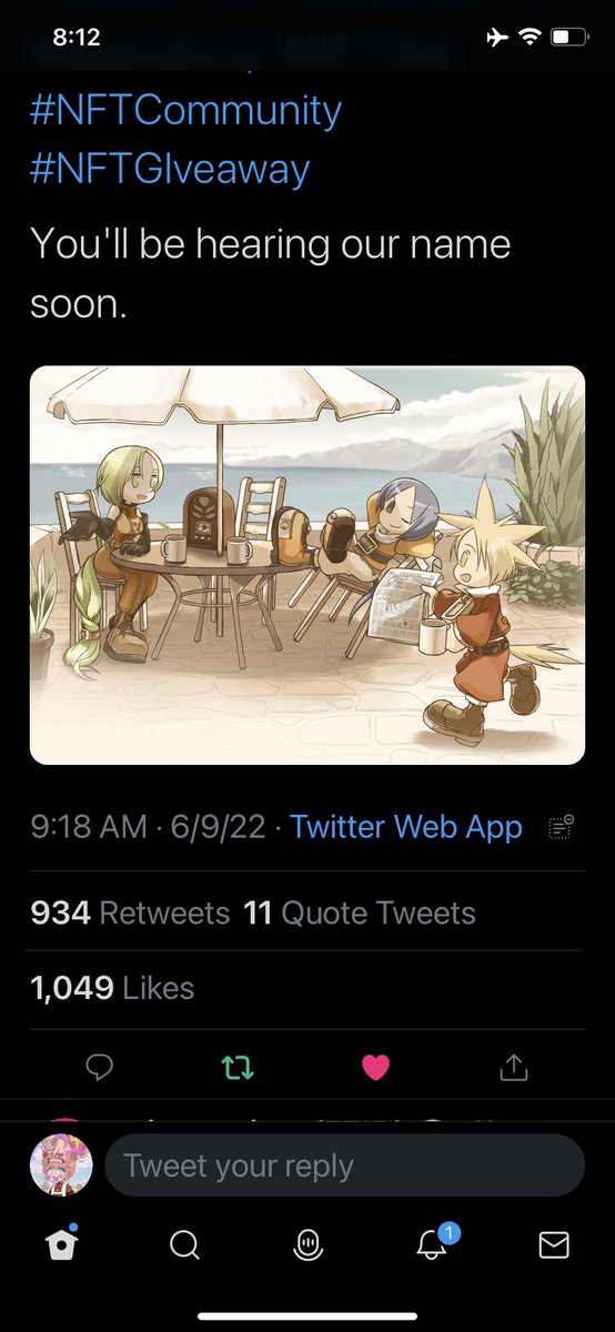 SupraNFTs's tweet photo. @HikaruiNFT THIS AINT FAKE LESGOOO https://t.co/py4NtSyfgf