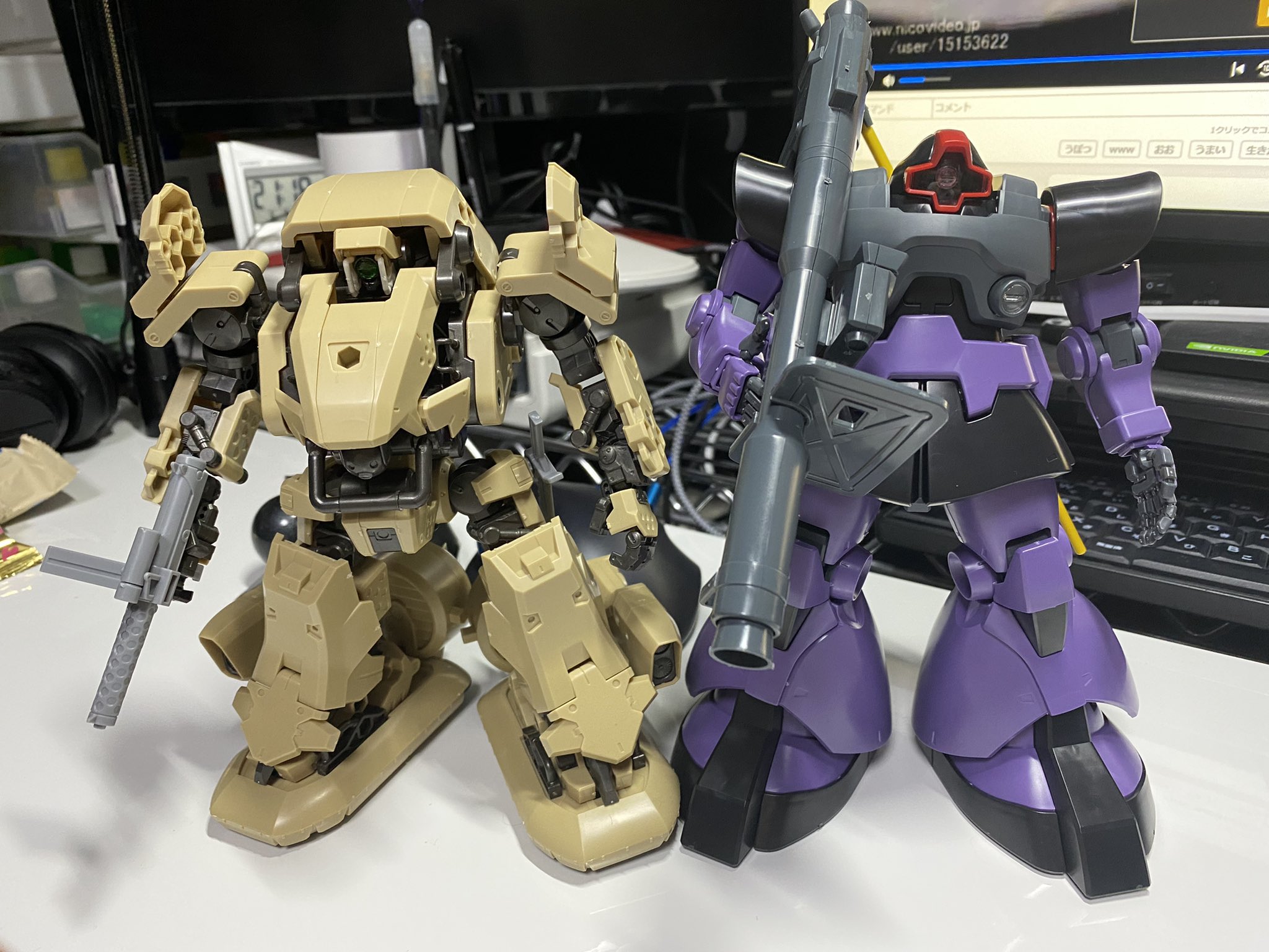 999 Mgドム積み崩しましたが やはりかっこいい ガンプラ プラモデル T Co Vjgxkmfyl3 Twitter