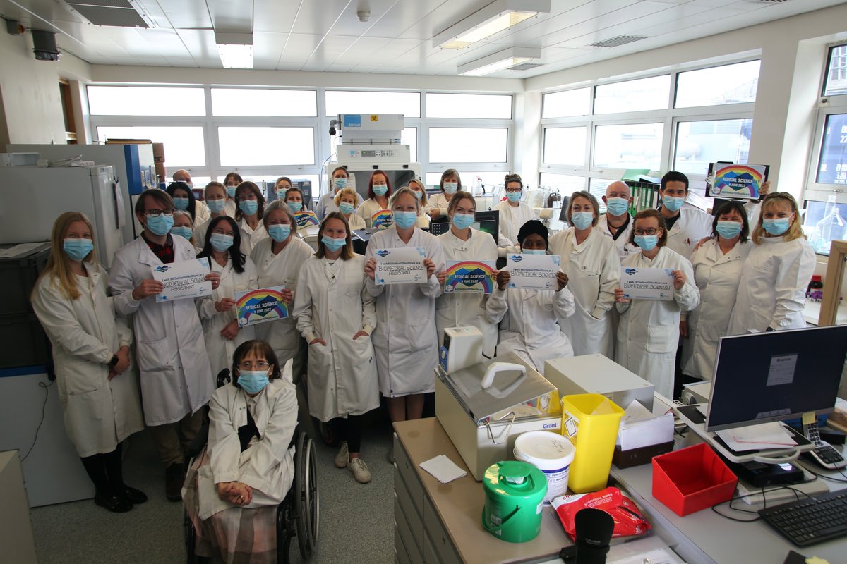 Happy Biomedical Science day from Government of Jersey Pathology laboratories 😊 #BiomedicalScienceDay2022 #AtTheHeartOfHealthcare