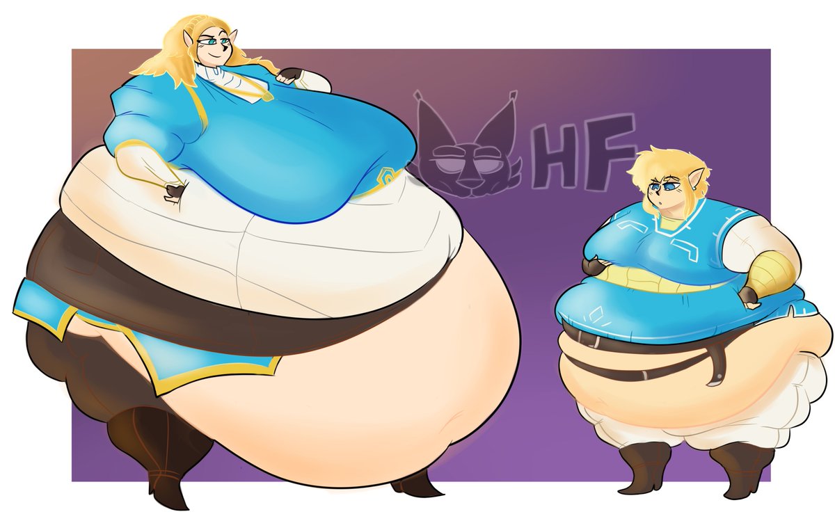 Next is Link and Zelda, had a lot of fun with this one