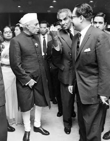 @sardesairajdeep Concept of IIT was introduced in 1945 by N M Sircar. and IITs mentioned by you were funded by following:

IIT Bombay: Funded by UNESCO and USSR
IIT Madras: Germany(west)
IIT Kanpur: UK
IIT Delhi: US

And here is a picture of Nehru holding you