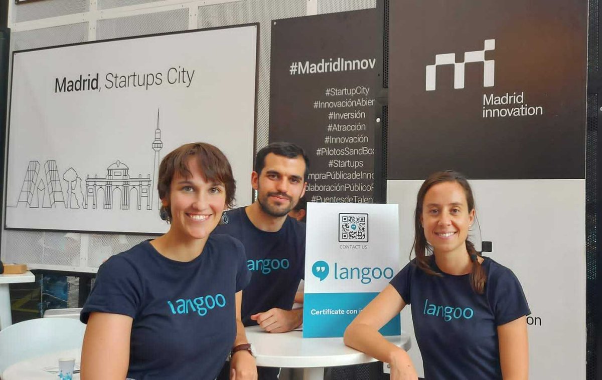 El sector #edtech está presente en nuestro stand de <a href="/south_summit/">South Summit</a> con #Langoo 🗣️

Su proyecto permite la certificación de idiomas de manera sencilla, ofreciendo un aprendizaje personalizado gracias a la #IA y sin incrementar los costes.

No dudes en venir a conocerlos!👀