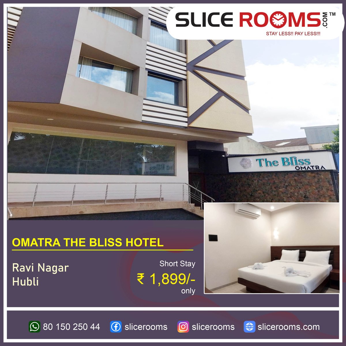 slicerooms's tweet photo. Omatra The Bliss Hotel, Hubli is now available for short stay. To book this Hotel visit the following link. https://t.co/x0hNuv8CVw

₹ 1,899/- only. https://t.co/cWDCfptXHZ