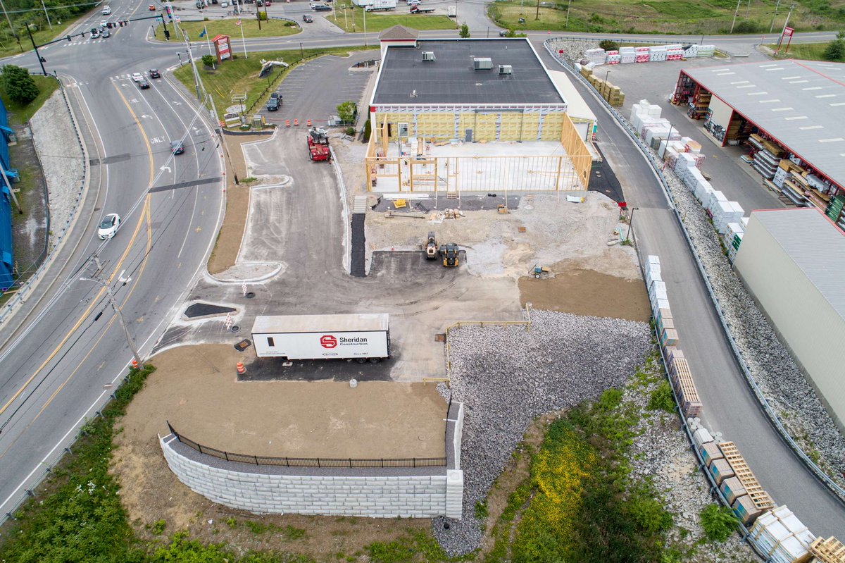 Another great aerial shot of Hammond Lumber Company. 
 #sheridan #sheridanconstruction #construction #Sheridan #hammondlumbercompany #portlandmaine  
<a href="/HammondLumber/">Hammond Lumber Company</a>
