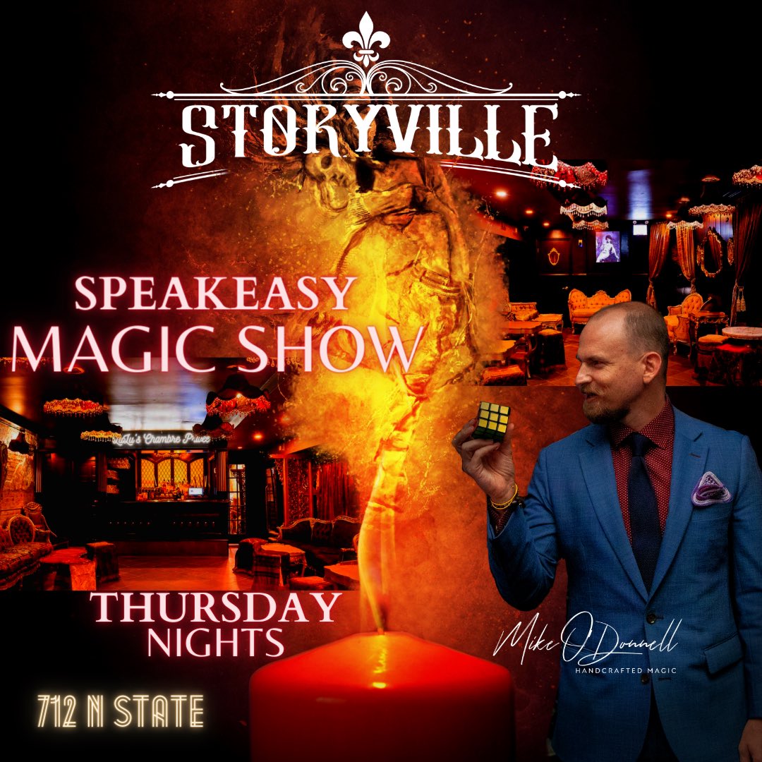 Few 🎟 are left for tonight’s show Storyville’s Speakeasy. Tix: bucketlisters.com/event/storyvil…