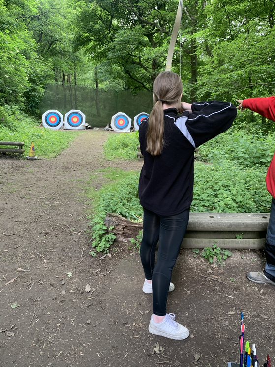 TrinityAcademyH's tweet photo. This week, our Year 7s have been to Bradley Woods. 🌳

Students had the opportunity to take part in a number of exciting activities, including archery, rock climbing and bushcraft! 🏹🧗

We hope that our Year 7s found this experience rewarding, fun and inspiring. 😄✨

#halifax https://t.co/vwh2QE1rbD