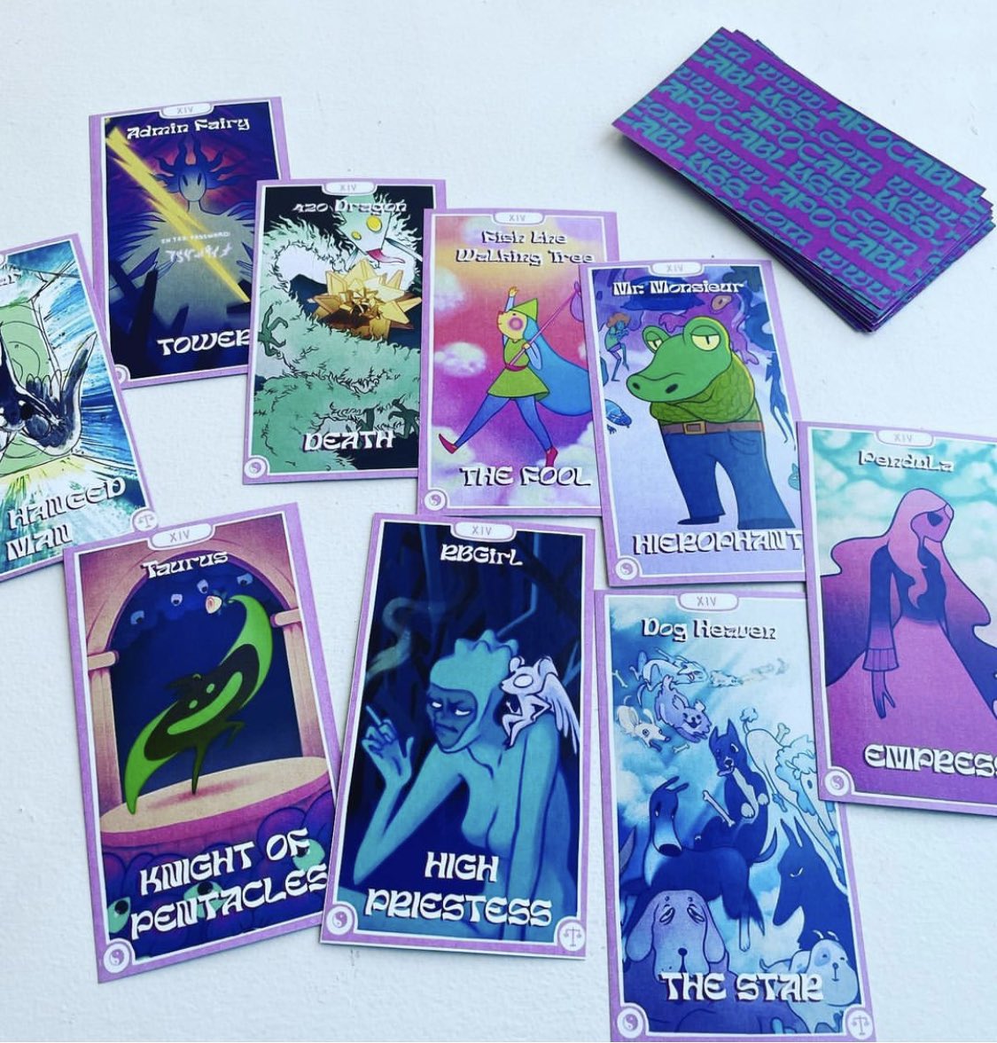 You can now pre-order the first edition of our Apocablyss tarot deck!
🔮 May the oracle within you shimmer ✨
apocablyss.com