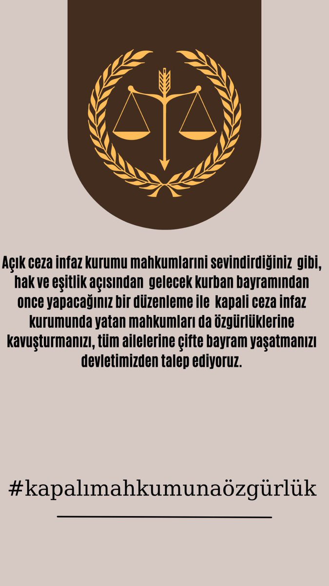 Adalet her şeyi layık olduğu yere koymaktır.
Ayakkabı ayağındır,
Küllah başın.

Bizde ki adalet neyi nereye koydu?

<a href="/bybekirbozdag/">Bekir  Bozdağ</a>
<a href="/RTErdogan/">Recep Tayyip Erdoğan</a>

#kapalımahkumunaözgürlük