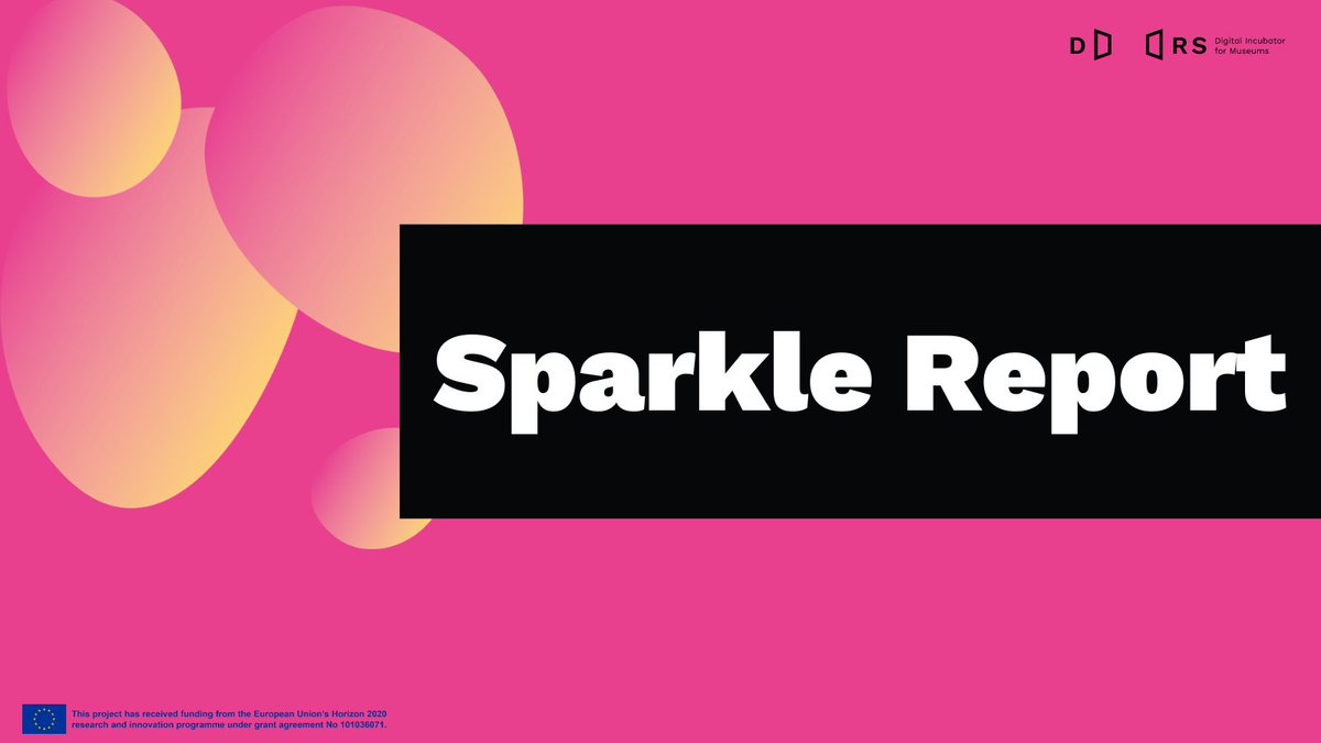 🔔✨ We are delighted to announce that DOORS Sparkle Report is now out! 
👉bit.ly/3H5ffC2 
We hope the findings & cases highlighted in it will spark ideas and inspire you to look at digital with curiosity and excitement!

#doorseu #museumdoors #museumdigitalization