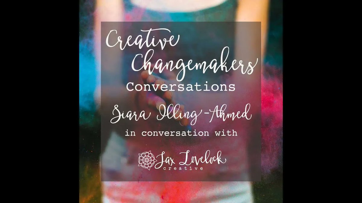 Whoop! Here it is! <a href="/SiaraJIA/">Siara Illing-Ahmed</a> joined me to share her inspiring creative story &amp; how she's exploring her heritage through creativity now-in turns funny, shocking, thought-provoking, &amp; utterly insightful. 
Get your cuppa &amp; snacks ready!
buff.ly/3xzZj7J