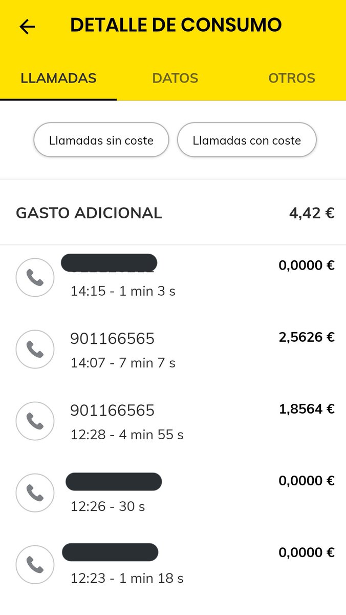 AlGabelli's tweet photo. @facua Esto es legal? El número al que te remite #INSS para información y que te cobren está barbaridad? Se puede reclamar? https://t.co/QVKoiTSBmt