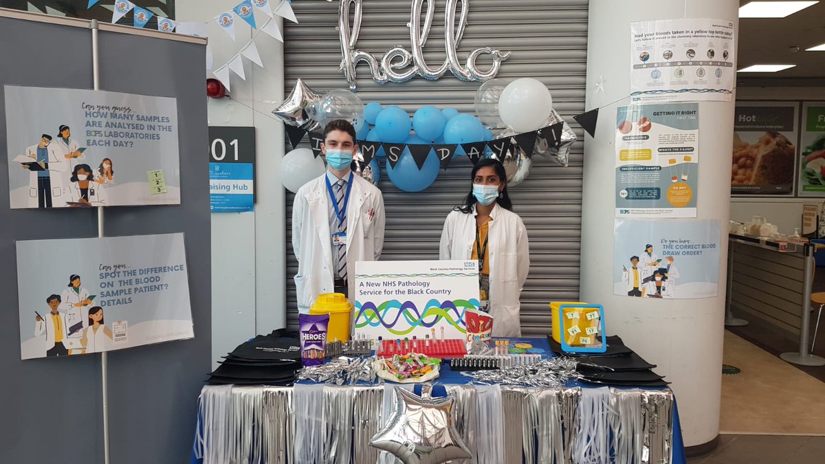 Happy #BiomedicalScienceDay2022! Today, we hosted a stall at Walsall’s Manor Hospital to highlight the important role of biomedical scientists. Read the full story: bit.ly/3Mv2rpH