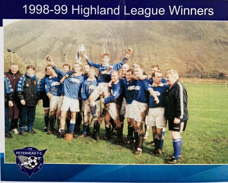 Gutted to hear the very sad news this morning in regard to Ronnie Brown who has sadly passed away.What a great guy and a gentleman who will be sadly missed. Gaffer of our <a href="/pfcofficial/">Peterhead FC</a> Fc 98/99 HL Champions winning team. Thoughts are with Ronnie’s Family and friends RIP 💔🥲