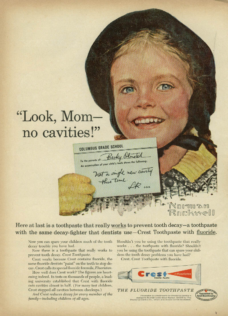 matthlerner's tweet photo. Crest has been using the same message for 65 years to sell toothpaste.

And it’s brilliant.

Because they understand that it’s not about teeth or germs... 

It’s about parents and dentists and pride and shame.

Who are your customers afraid to disappoint? https://t.co/yFjoXlrb4U