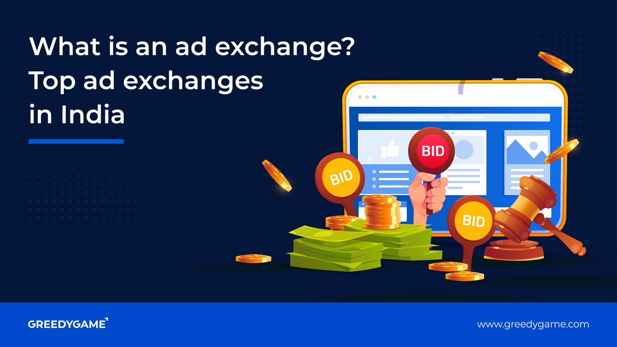 GreedyGameMedia's tweet image. Ad exchanges are becoming increasingly popular in the ad tech industry. They allow advertisers, publishers, agencies, and ad networks to connect.

Here&apos;s a blog post that describes #adexchanges and highlights some of India&apos;s top ad exchanges.

Read here: bit.ly/3MAmnYd