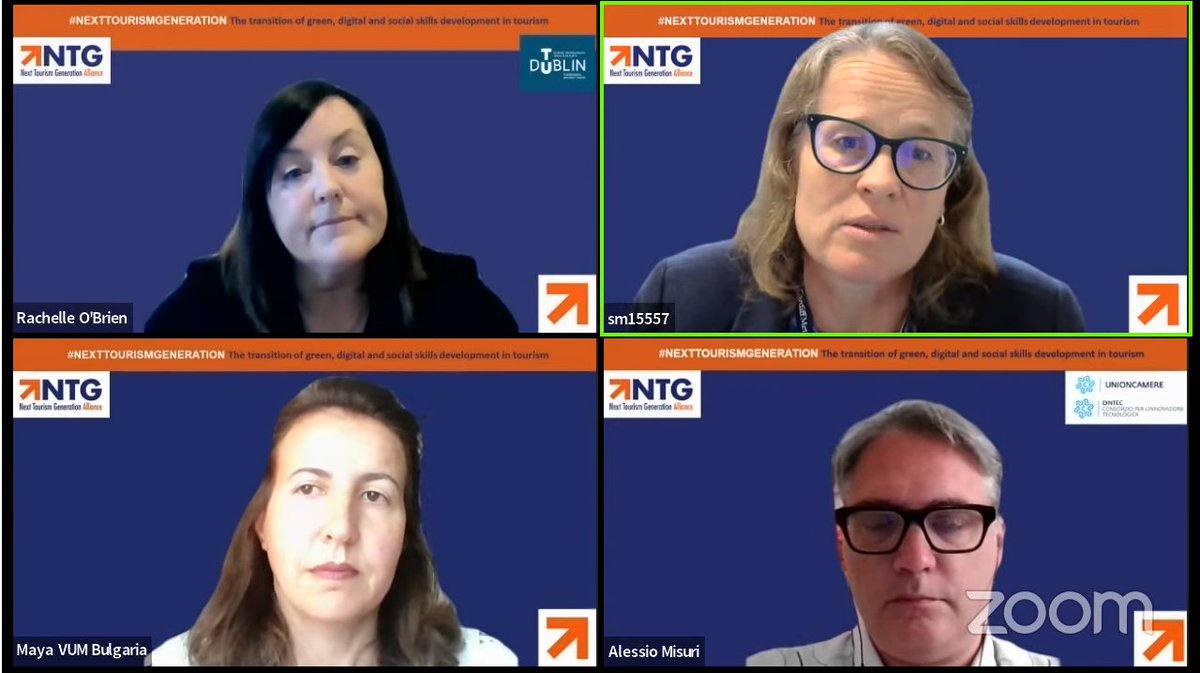 #DrSheenaCarlisle shared how the Regional Skills Partnership in Wales including tourism cluster groups supports the National Skills Partnership &amp; Wales Economic Action Plan. Next, we will hear about Italy and Bulgaria.  Watch 👉youtube.com/watch?v=nG7Mti… #skills #collaboarion