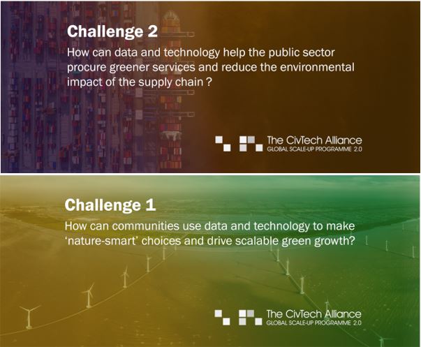 Good news! We have extended our deadline for the Global Scale-up Challenges to Monday 20th June 09.00 (BST). Read more about them and apply here bit.ly/3MtWLMA.  We look forward to receiving your application #NetZero #greentech #govtech #naturesmart