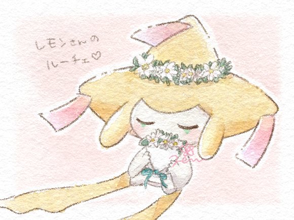 「flower wreath ribbon」 illustration images(Latest)