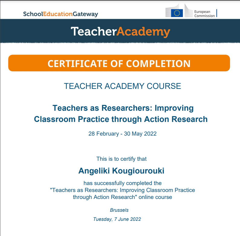 akougiou1's tweet photo. Such a demanding course! "food" for thought &amp; for reflections on the teaching strategies. Benefits for me, my pupils, the school I teach in Gent!! Thank you @Efi_Saltidou for this interesting adventure!! https://t.co/TdyITfT8aP