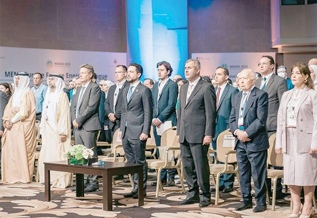 jordantimes's tweet photo. Deputising for King, Crown Prince attends opening of energy conference
#Jordan #Amman #MEFED #JordanTimes
https://t.co/NIwxp1IkdQ https://t.co/473TvsQHt8