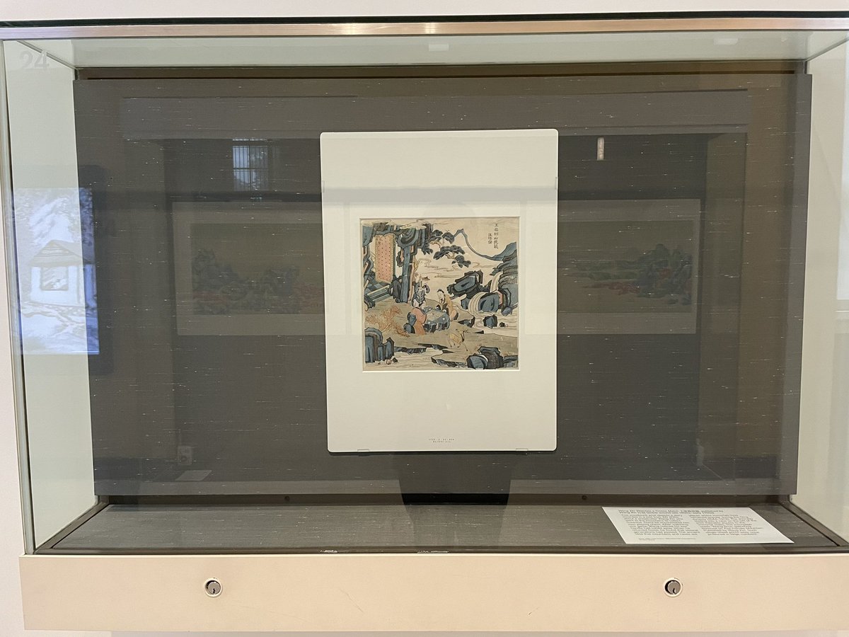 YPLuk's tweet photo. Some of the Chinese paintings and prints now on display in the Hotung Gallery (Room 33) @britishmuseum. Part of the new rotation until 27 Nov 2022. https://t.co/a8ijwOsLDT