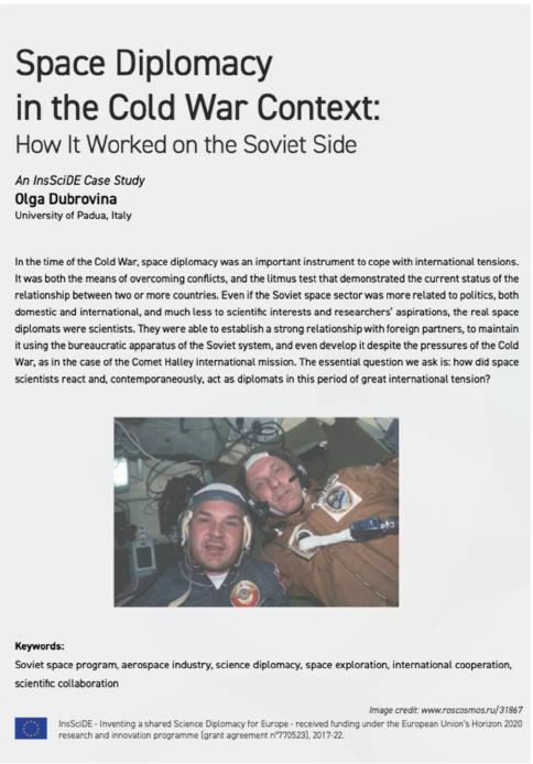 insscide_eu's tweet photo. “The diplomatic vocation of space scientists seems to root in the objective need for collaboration in order to obtain sectoral knowledge and experience.” @SpaceDiplomacy
#TheScienceDiplomacyCaseStudyBook
🌟 Big reveal @ 23 June https://t.co/oFu2BCrjVp https://t.co/ZFzruYM0O0