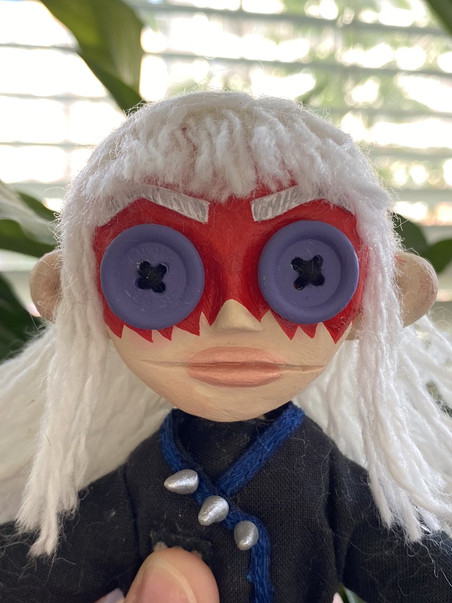 nasalbazar's tweet photo. Coraline movie-style 
Harumi doll is done👯 PIXAL is next #ninjago #ninjagoharumi #jadeprincess #ninjagofanart (skin colour - headcanon) https://t.co/R0xmji9xPC