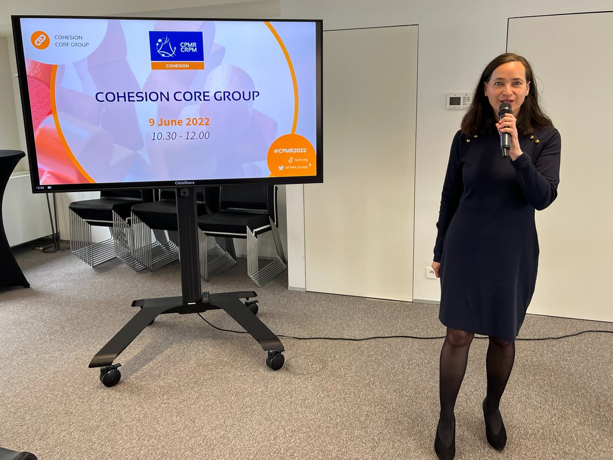 CPMR_Europe's tweet photo. 🔴 Full house at the @CPMR_Europe Core Group, meeting today to reflect on post-2027 #CohesionPolicy with guest speaker Marc Lemaître, Director-General at DG REGIO

Hosted by the House of Dutch Provincies @SidonyVenema https://t.co/9jAlWFSgkL