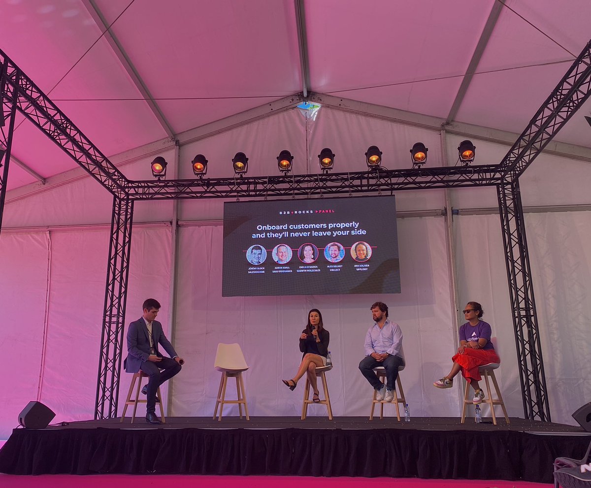 B2B Rocks (@b2b_rocks) on Twitter photo The second panel is on live now! Come and learn a lot of things about “Onboard customers properly and they’ll never leave your side” 🚀🎸
Jérémy Block from <a href="/salesmachine_io/">Salesmachine</a>, @emiliadanzica from <a href="/GrowthMolecules/">Growth Molecules™</a>, <a href="/alexd/">Alex. Delivet</a> from <a href="/usecollect/">Collect</a>, and Ana Soliven from <a href="/upflowy/">Upflowy</a> #b2brocks The second panel is on live now! Come and learn a lot of things about “Onboard customers properly and they’ll never leave your side” 🚀🎸
Jérémy Block from <a href="/salesmachine_io/">Salesmachine</a>, @emiliadanzica from <a href="/GrowthMolecules/">Growth Molecules™</a>, <a href="/alexd/">Alex. Delivet</a> from <a href="/usecollect/">Collect</a>, and Ana Soliven from <a href="/upflowy/">Upflowy</a> #b2brocks