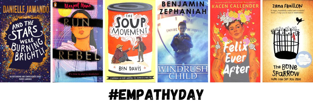 📚❤️Empathy: /ˈɛmpəθi/ (noun) ~ the ability to understand and share the feelings of another.
Any one of these will help you do that. What are your must reads for #Empathy?❤️📚
#EmpathyDay #ReadingForEmpathy