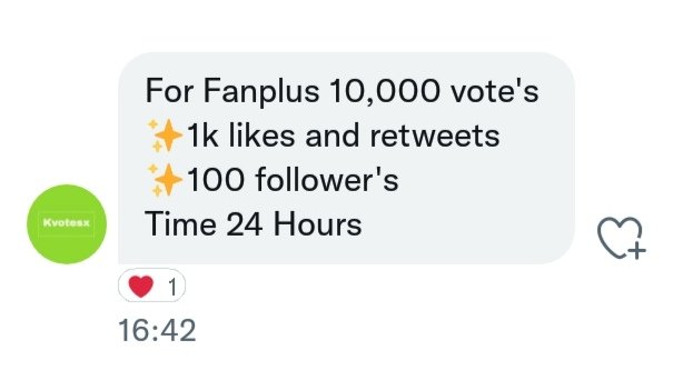 lvspshtrnlly's tweet photo. Fanplus deal for #JUNGWON !!

10,000 vts 

✨1k likes and retweets
✨must add 100 followers to @kvotesx

Time : 24 Hours

#ENHYPEN #ENHYPEN_JUNGWON #ENFuelUp #ENVOOSTERS https://t.co/62BHvFoPIZ