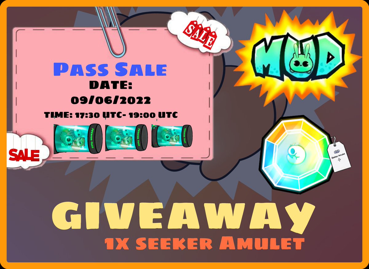 NFTFountain__'s tweet image. NFT GIVEAWAY: #MudGame 🎉
1️⃣Follow @NFTFountain_&amp;amp; @game_mud
2️⃣Like, retweet and comment tagging +3 friends.
3️⃣Join discord.gg/qR8H6Aaeck
🗓️Ends in 72H

Participate now, good luck!🦁#NFTCommunity #NFTGiveaway #WAXP #NFTProjects #NFTdrop #NFTcollectors #SolanaNFT #NFTArt #Crypto