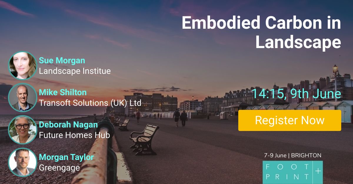 talklandscape's tweet photo. In less than 10 minutes @FootprintPlus will open its doors for another interactive day! Join us at 2:15pm today for #EmbodiedCarbon in #Landscape session, chaired by @SueMorganATBLtd, featur... @Transoft @FutureHomesHub @GreengageEnv @wsp
https://t.co/DW2zVC5yfe
#FOOTPRINTplus22 https://t.co/ICeXV80cWX