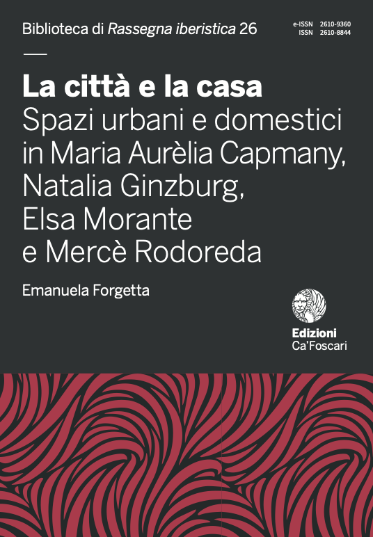 La #città e la #casa. Spazi urbani e domestici in #MariaAurèliaCapmany, #NataliaGinzburg, #ElsaMorante e #MercèRodoreda. 

Volume in Open Access: doi.org/10.30687/978-8…