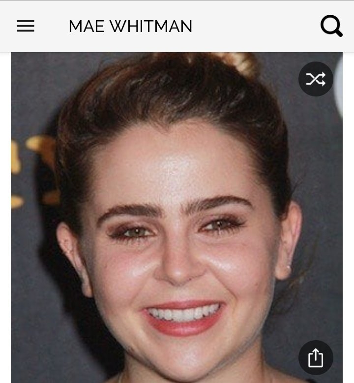 Happy birthday to this great actress.  Happy birthday to Mae Whitman 