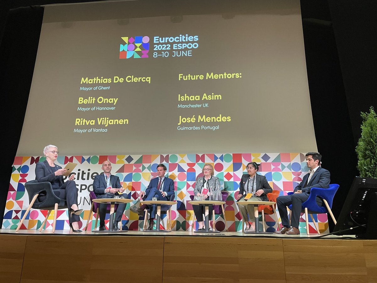 <a href="/MathiasDeClercq/">mathias de clercq</a> “In 2024 Ghent will be the European Youth Capital, this is an opportunity to take our work to the next level” 💪 <a href="/Youth_Forum/">European Youth Forum</a> <a href="/GhentEYC2024/">Ghent European Youth Capital 2024</a> @ghentinternatio #Eurocities2022