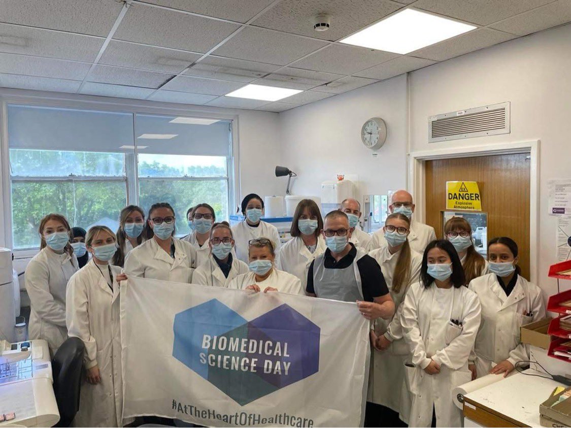 Histology celebrating Biomedical Science Day @IBMScience @RCPath @BTH_CEO  @BlackpoolHosp @BTHCSS  #AtTheHeartOfHealthcare #BiomedicalScienceDay2022