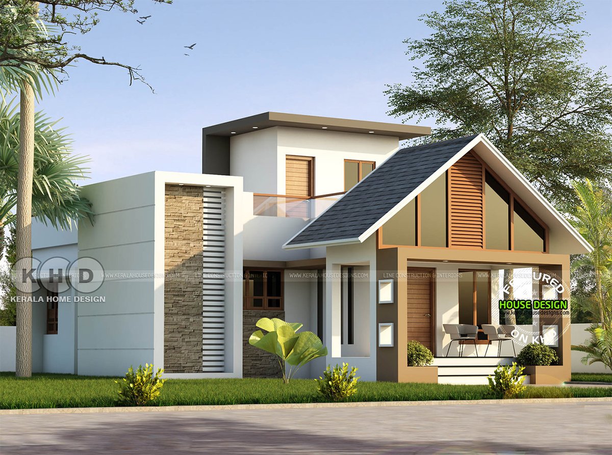 keralahomeplan's tweet image. Cute single floor 1100 sq-ft 3 bedroom home

(102 square meter) (122 square yard)

Square feet Details
Total area : 1100 sq ft
No. of bedrooms : 3
Design style : Modern

keralahousedesigns.com/2019/04/cute-s…

#singlefloorhouse #modernhouse #keralahomedesgin #keralahomeplan #3drendering