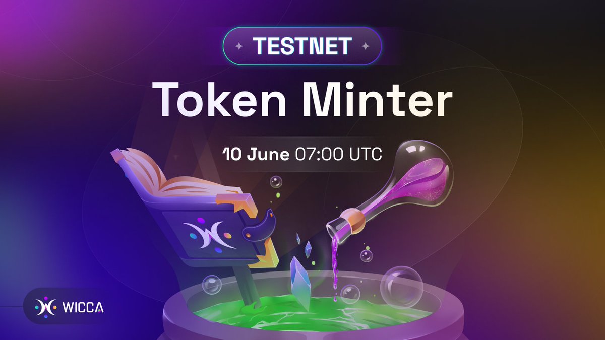 Wicca_money's tweet photo. Tokenio✨🪄
Wicca testnet is coming...
Wicca Launchpad will have 3 main features 🏆

1⃣Token minter 🏭
2⃣Token Locker 🔐
3⃣Launchpad 🚀

Our first feature Token minter 🏭Testnet will be live 
10 June 07:00 UTC 🌐

Stay tuned on our https://t.co/0RnjDT1SLH channel !! 🧙‍♂️ https://t.co/QePlMhyEsA