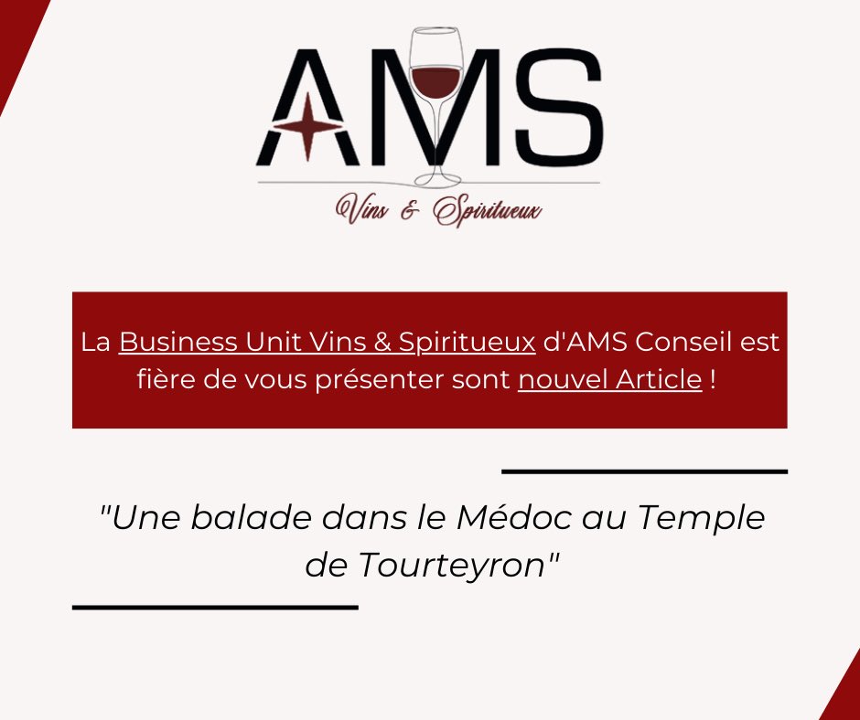La Business Unit Vins &amp; Spiritueux d’AMS Conseil est fière de vous présenter son tout nouvel article : "Une balade dans le Médoc au Temple de Tourteyron"

Lien : amsconseil.com/une-balade-dan…
 
#amsconseil #juniorentreprise #junior #je #weareJE #article #bordeaux #business