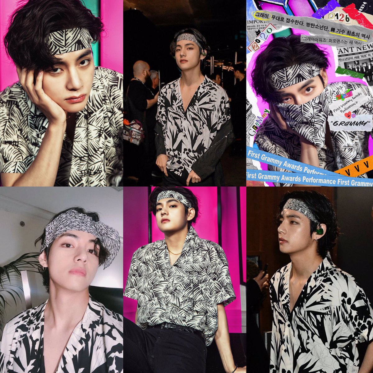 This kim taehyung sit on the same table! He’s so handsome!