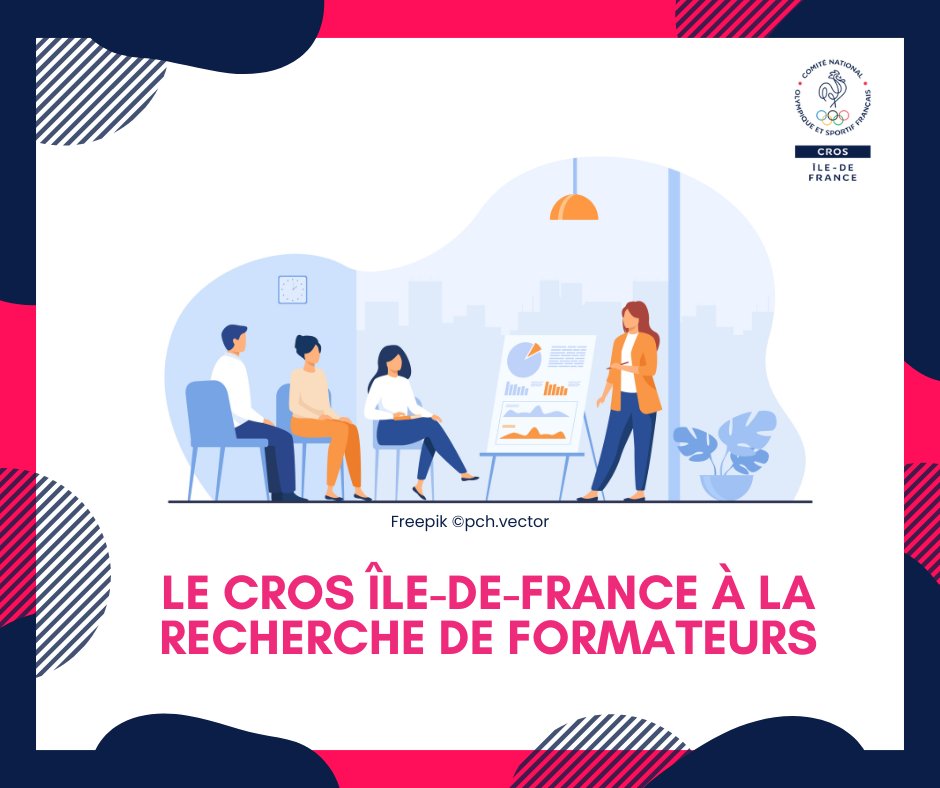 crosif's tweet photo. #formations #formateur 📣
Le CROS Île-de-France est à la recherche de formateurs pour la rentrée sportive prochaine ! Découvrez les offres et postulez ici ⬇️
https://t.co/FlcjY3nHDB
#excel #powerpoint #basicompta #qualiopi https://t.co/pv5KTjde4z